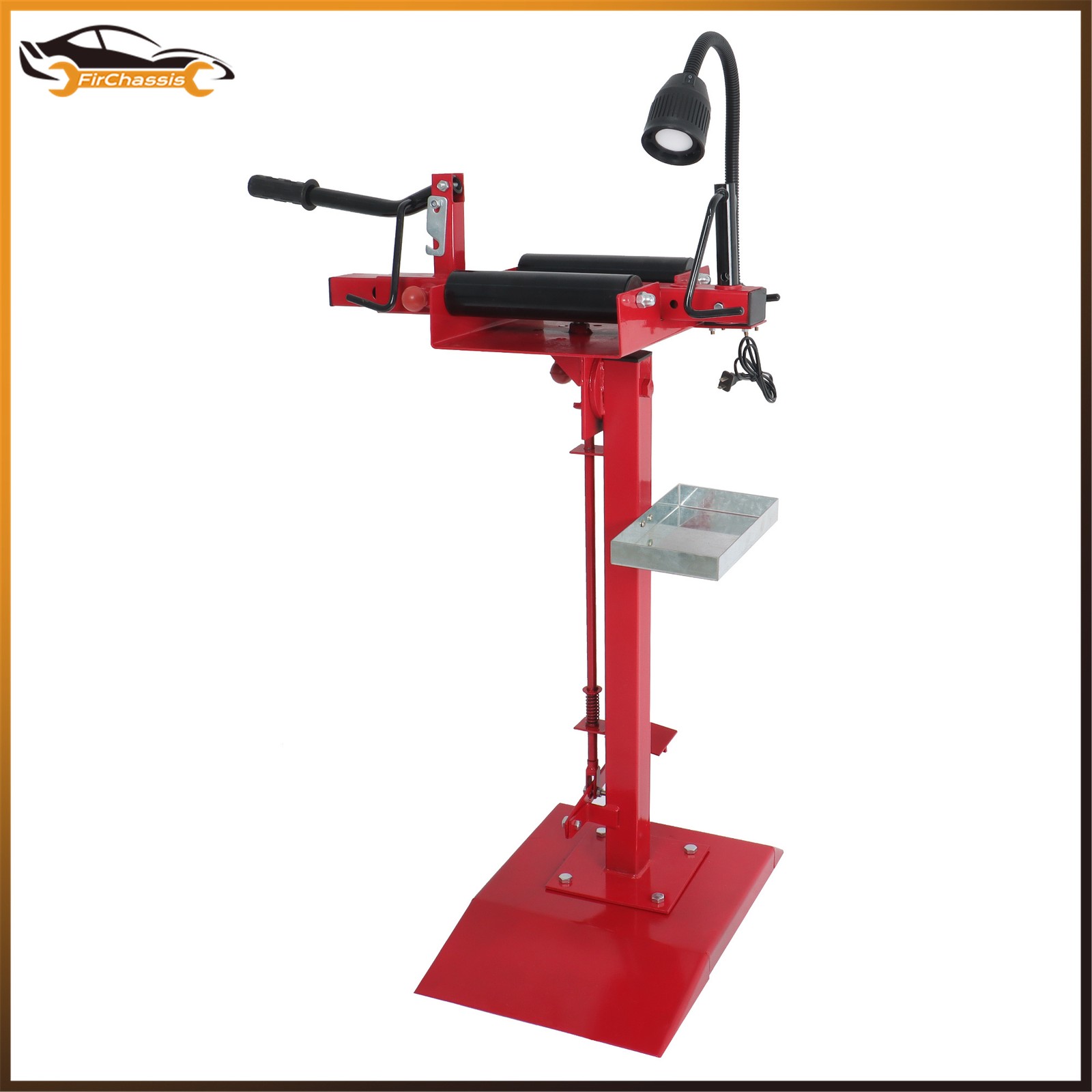 Manual Car Tire Spreader Tire Changer Repair Tires Tool Heavy Duty w/ Led Light