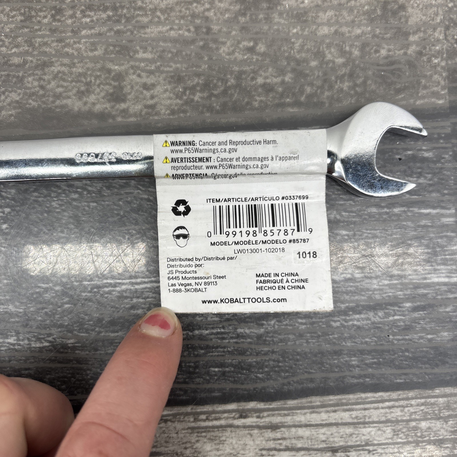 Kobalt 12 mm x 14 mm Open End Wrench {XX}