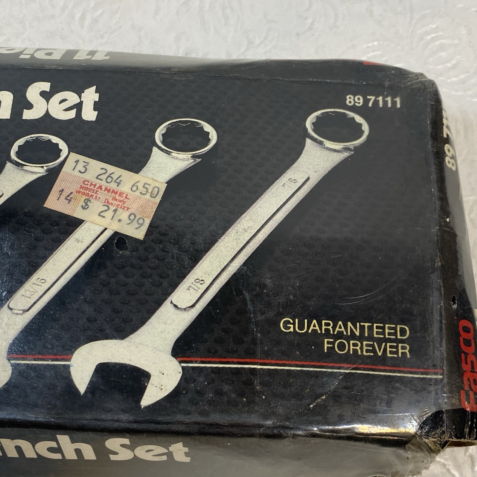 Vintage Easco Nova 11pc SAE Combination Wrench Set 897111 NOS Taiwan KD Tools