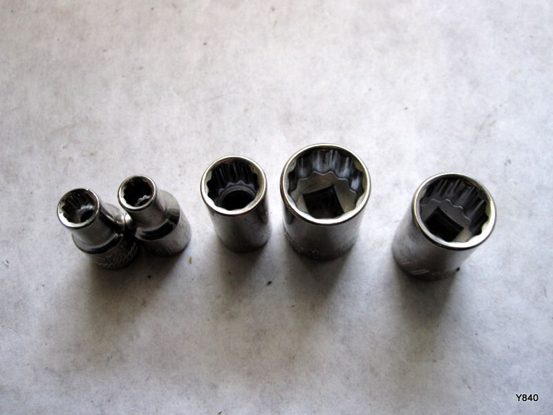 5PCS SAE Socket Set Craftsman 12 Point 1/4″ Drive 3/16 7/32 11/32 7/16 1/2