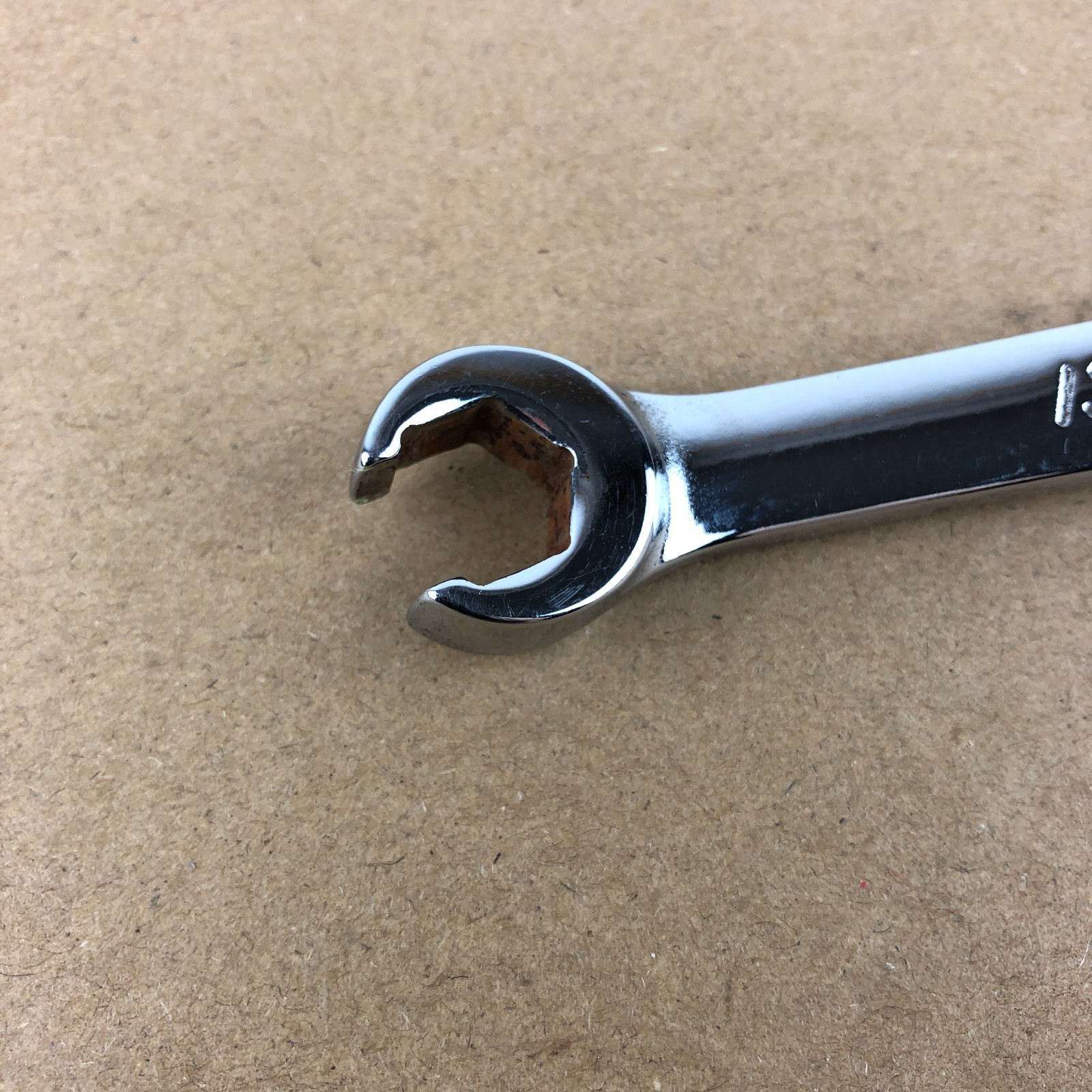 Snap On RXFMS1314B 13mm & 14mm Open End Line Flare Nut Wrench USA Flank Drive