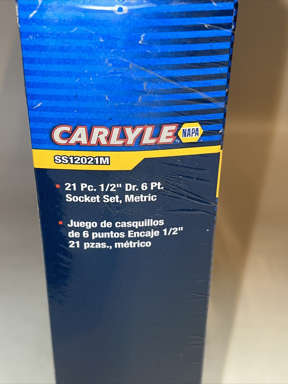 Carlyle Tools by NAPA SS12021M 21pc 1/2″ Dr 6 Pt Socket Set Metric + Accessories