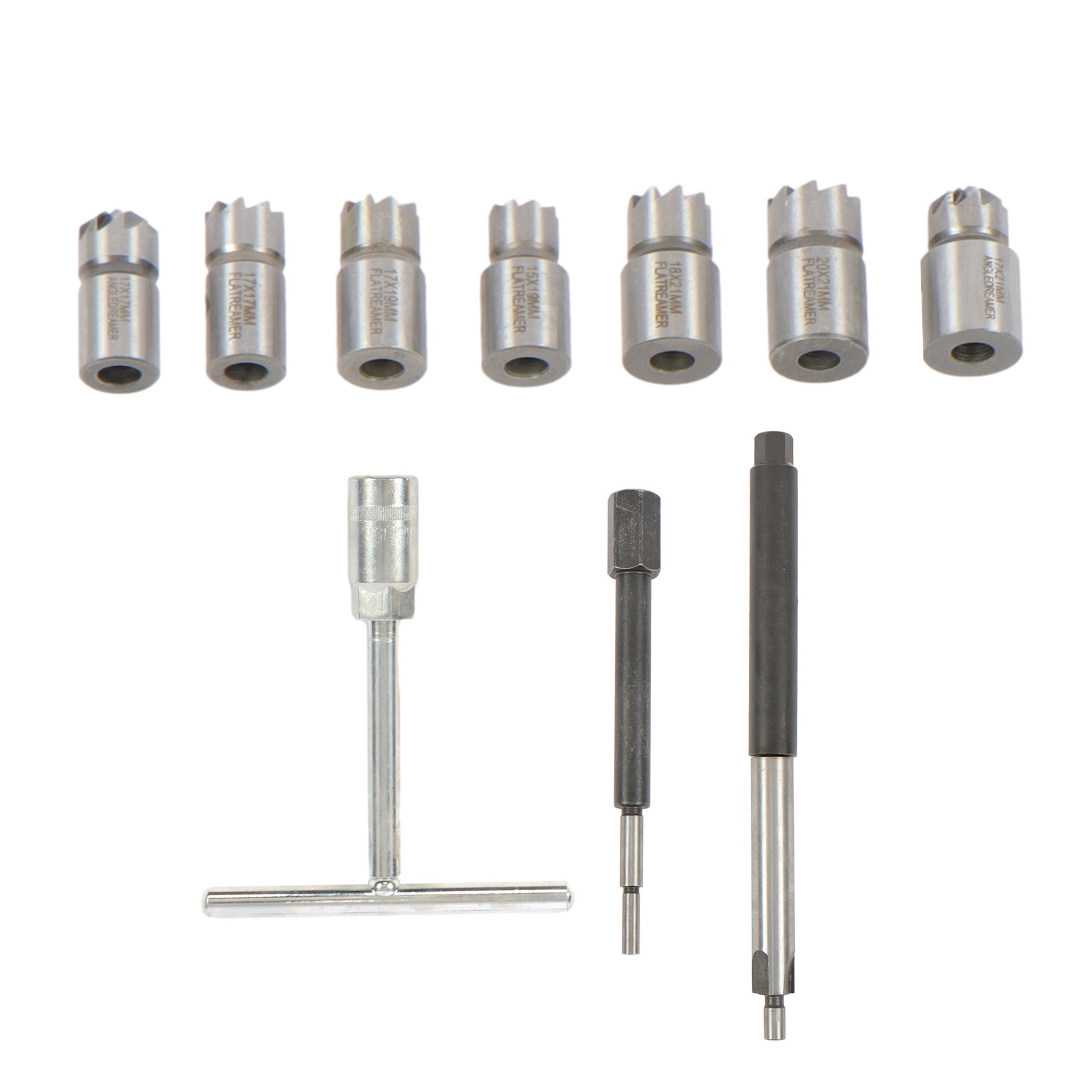 LABLT Diesel Injector Seat Cleaner Tool Diesel Injector Seat Cutter Set Auto Set