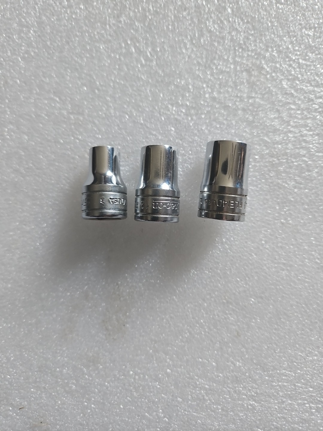 Snap On FLE100, FLE120,FLE140 Inverted Torx Sockets 3/8″ Drive E10,120,140