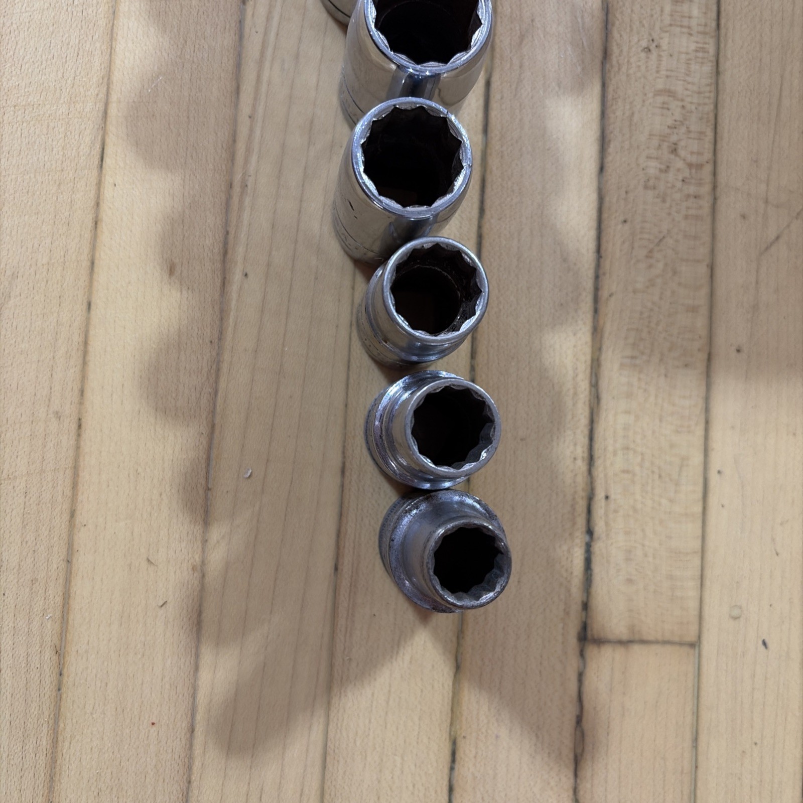 S-K Wayne 1/2″ Drive 12pt SAE – 11 pc Socket Set. 7/16″ – 1- 1/4″ Made in USA