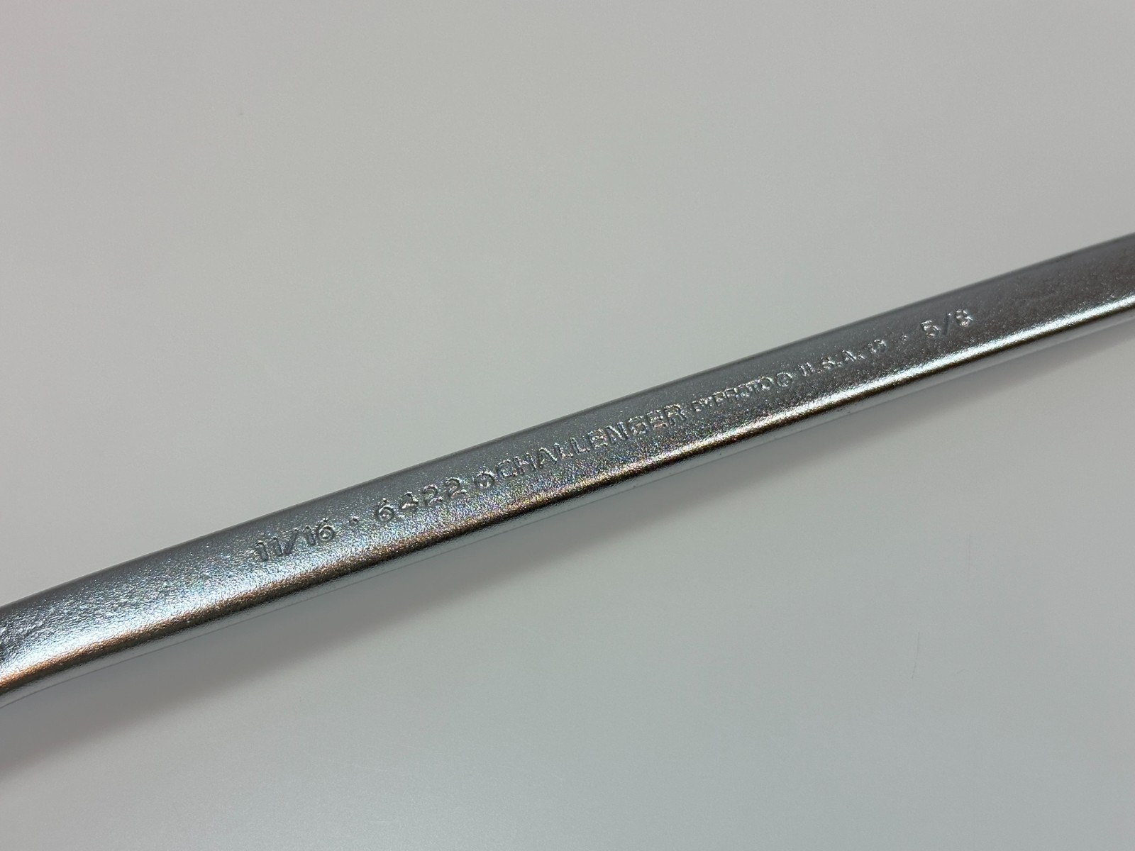 🇺🇸 Challenger by PROTO (New NOS) 6422 SAE 11/16 x 5/8 Offset Box Wrench 12 Pt.