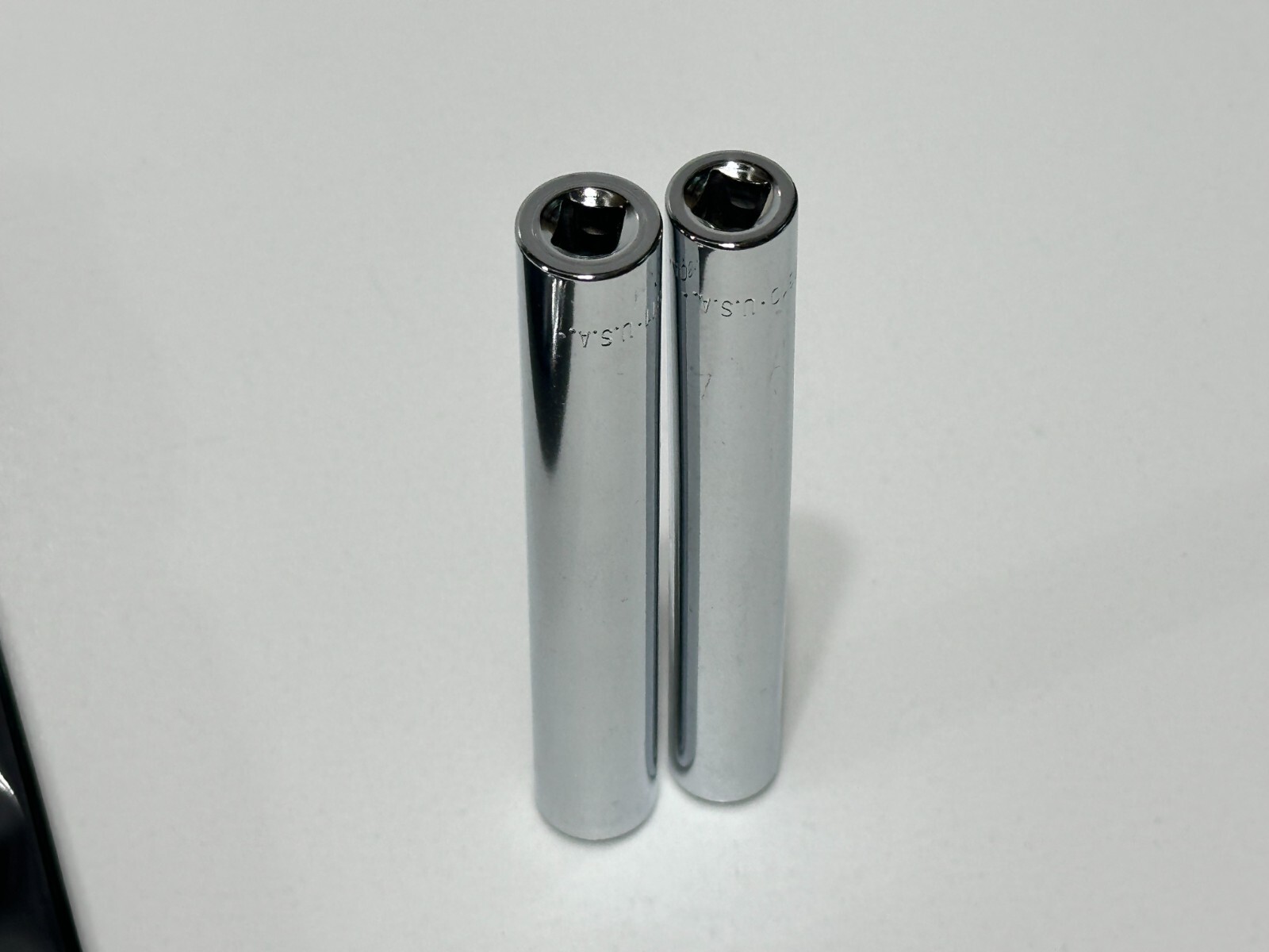NEW SK Tools USA 40805 2pc Extra Deep 10mm 11mm 1/4″ Drive Socket Set Pair Pouch
