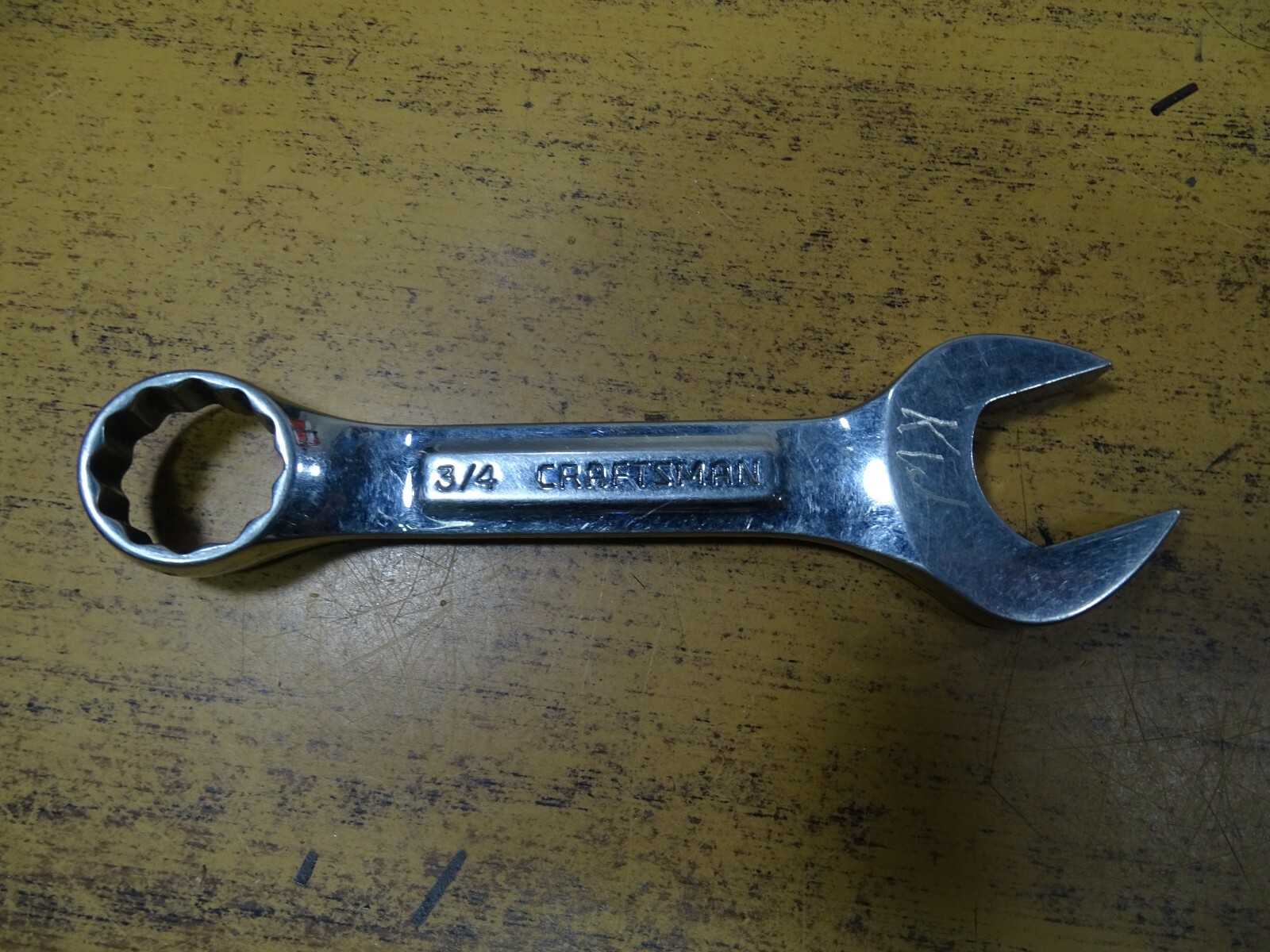 Craftsman 44109 SAE 3/4″ 12 Point Stubby Combination Wrench -VV- USA