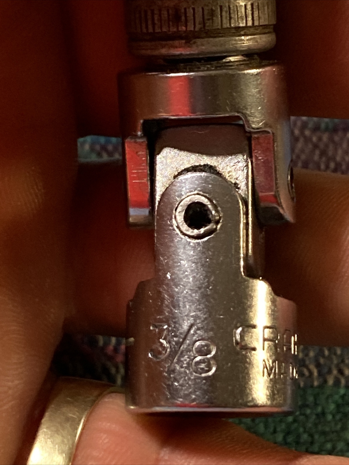 LOT Snap-On 3/8″ Drive 12 Point 7/16″Shallow Swivel Socket USA & 3/8 Craftsman