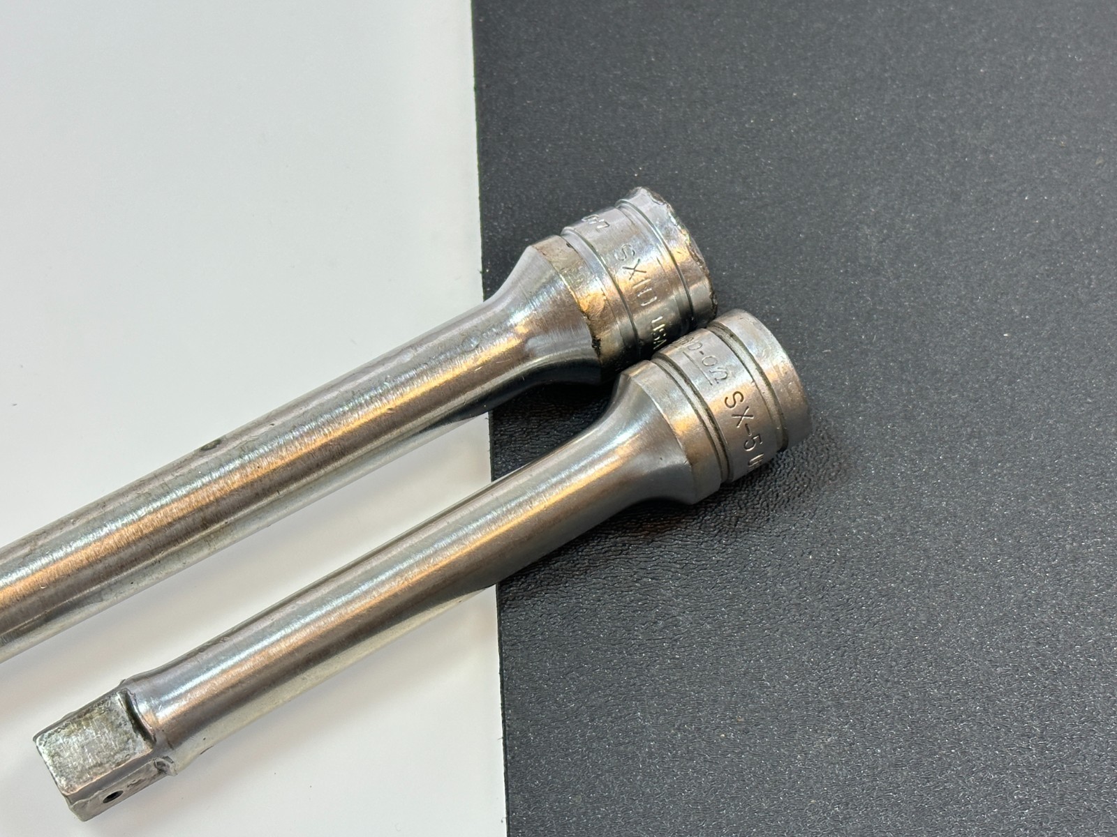 🇺🇸 Snap On Tools USA 2pc 1/2″ Drive Extension Set Lot, SX5 5″ & SX10 10″ Long