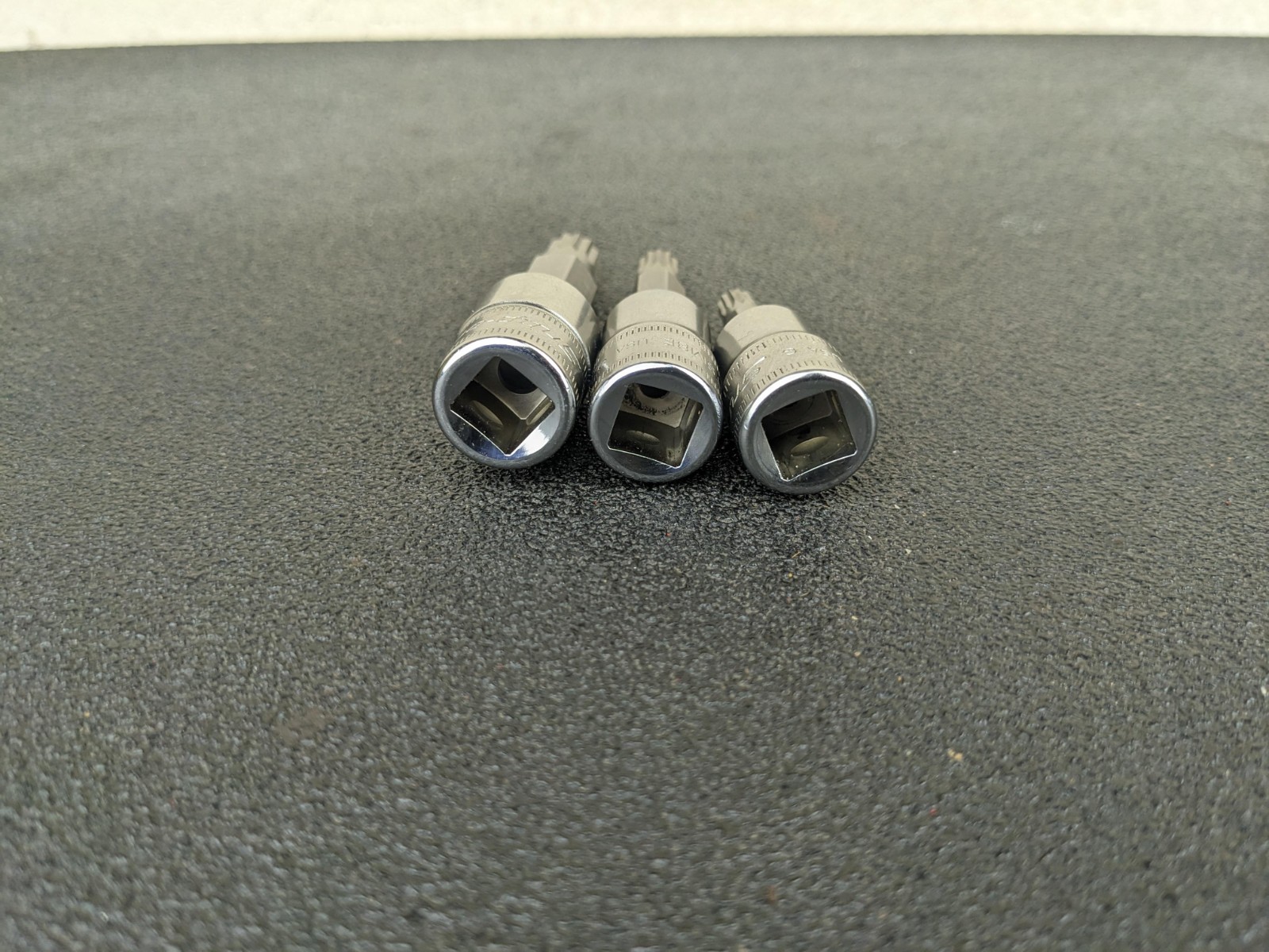 #bp417 Snap-on USA 3/8″ Drive 3pc Metric Triple Square Socket Set FTSM6E,8E,10E
