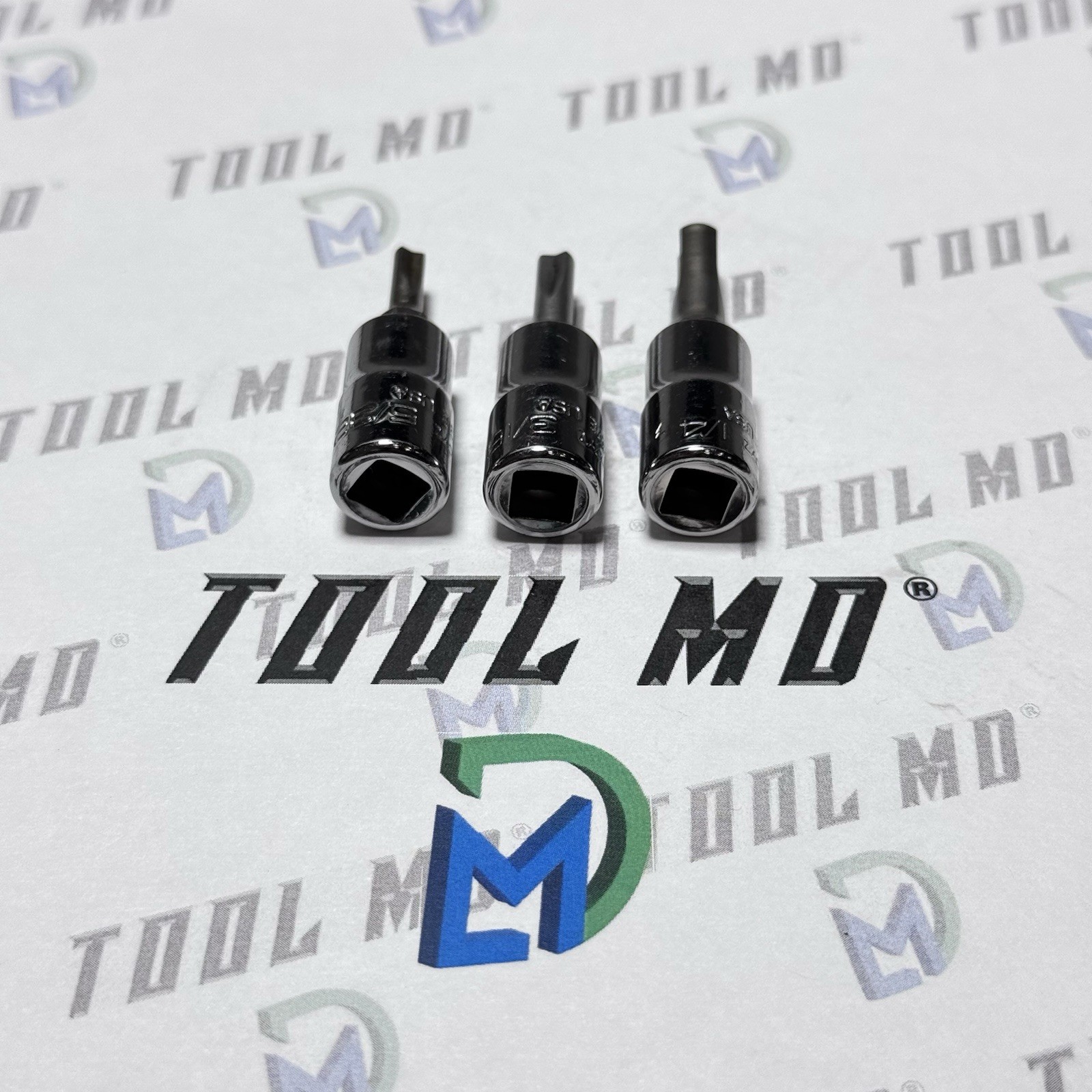 Snap-on Tools NEW 3pc 1/4″ Drive CLUTCH Bit Socket Driver Set TM31E TM27E TM30E