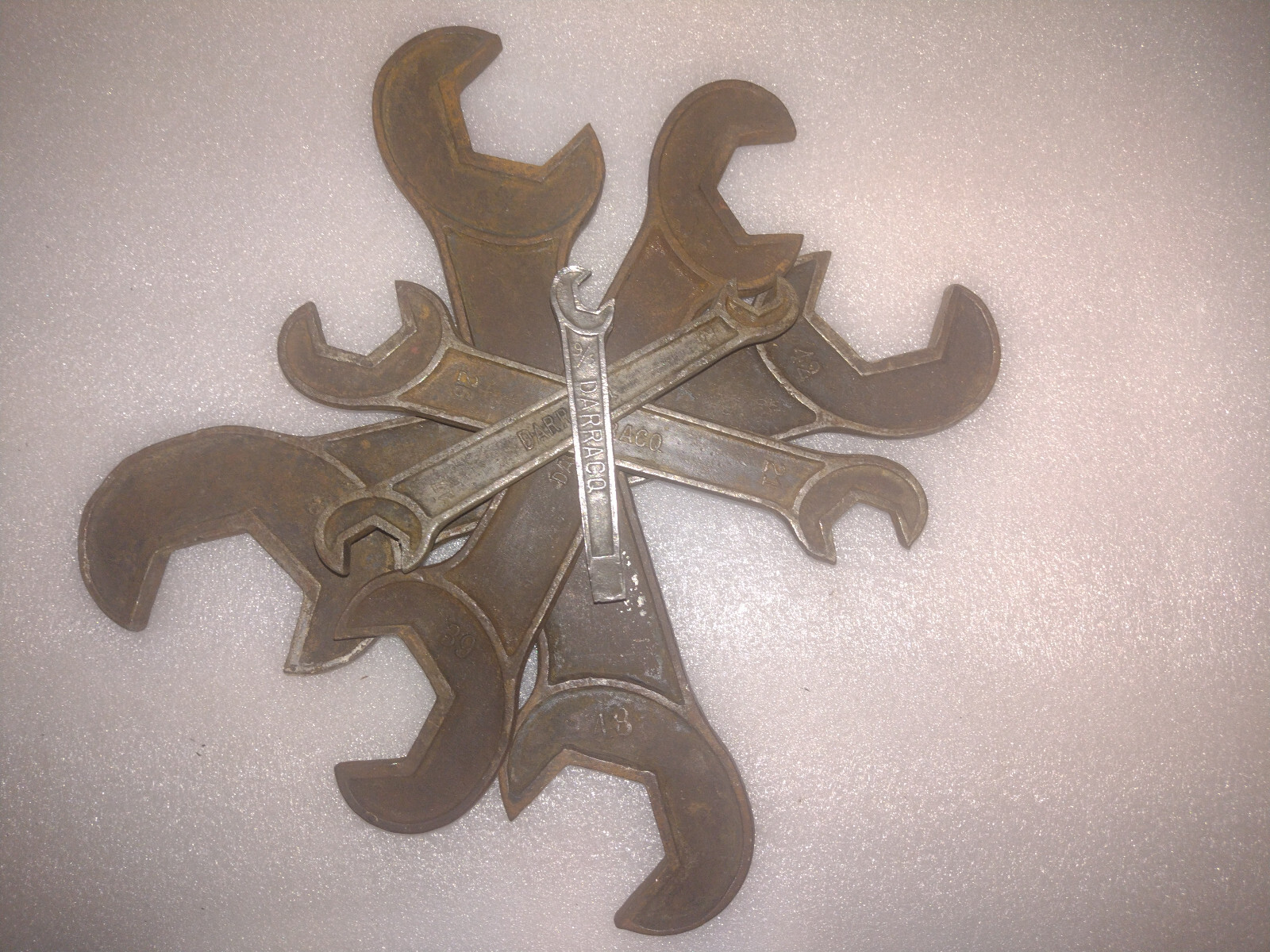 DARRACQ Wrenches Spanners Vintage 1900’s Rare for Classic Vehicles Automotives