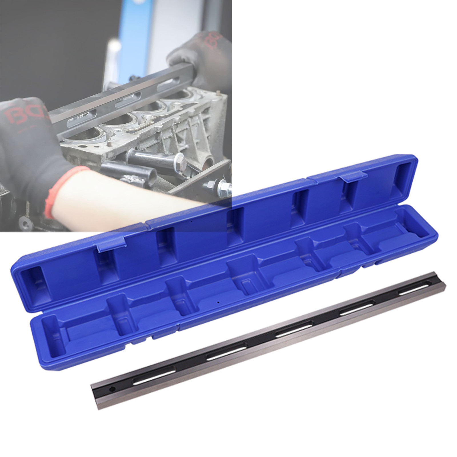 24″ Machinist Precision Cylinder Head Straight Edge Tool Checking Engine Blocks