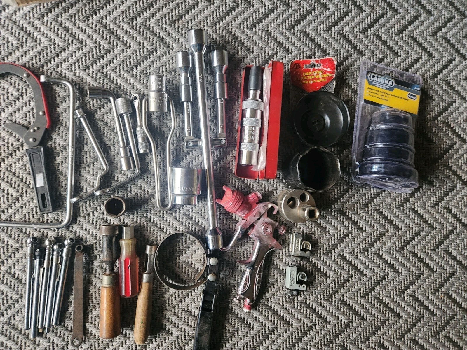 Lot of Mechanic Hand Tools
