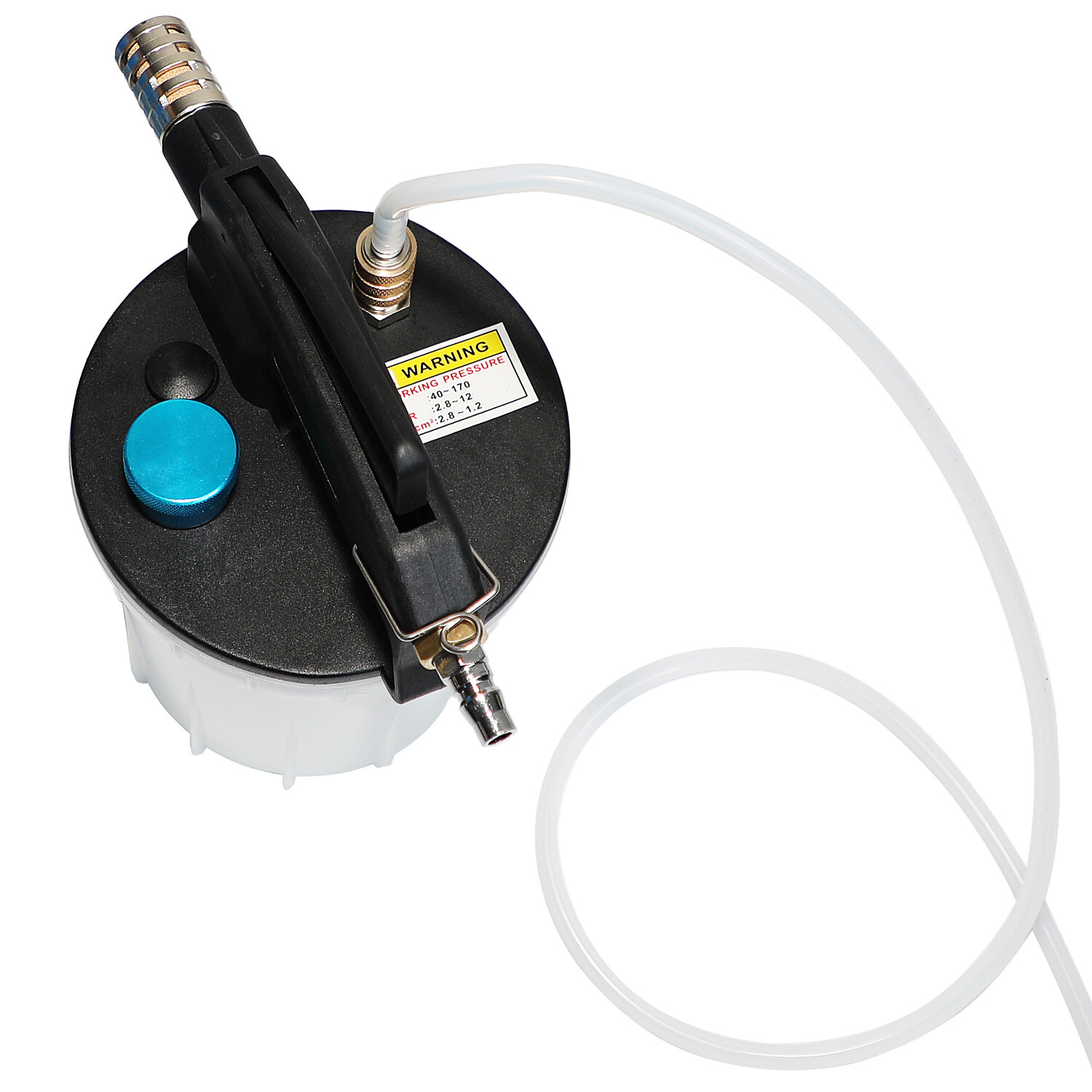 2L Car Brake Bleeding Clutch Fluid Bleeder Pneumatic Vacuum Pump Tester Tool Kit
