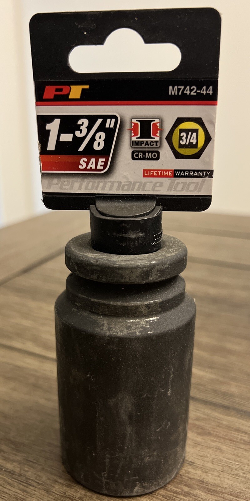 Performance Tool M742-44 3/4 Inch Drive 1-3/8 Inch DW Impact Socket