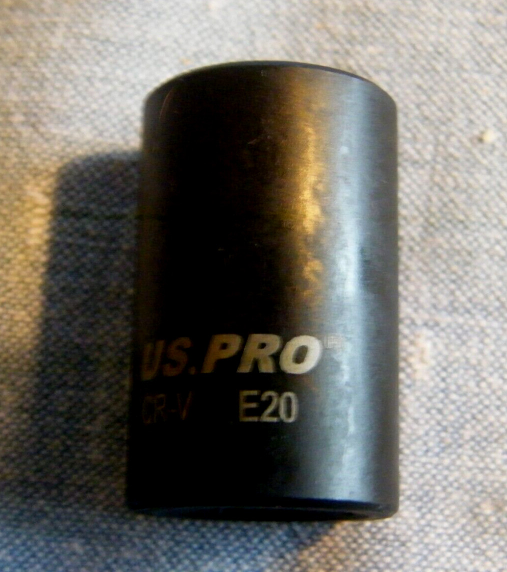 US PRO CR-V E20 1/2″ drive Impact socket Internal Female E-TORX bit NEW unused