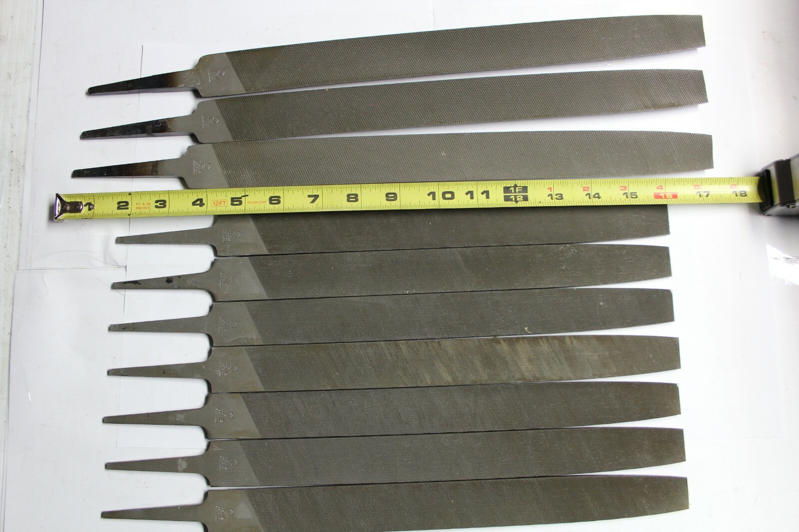 TOME FETEIRA LONG Half Round & Flat FILE INSERTS MADE IN PORTUGAL 10pc
