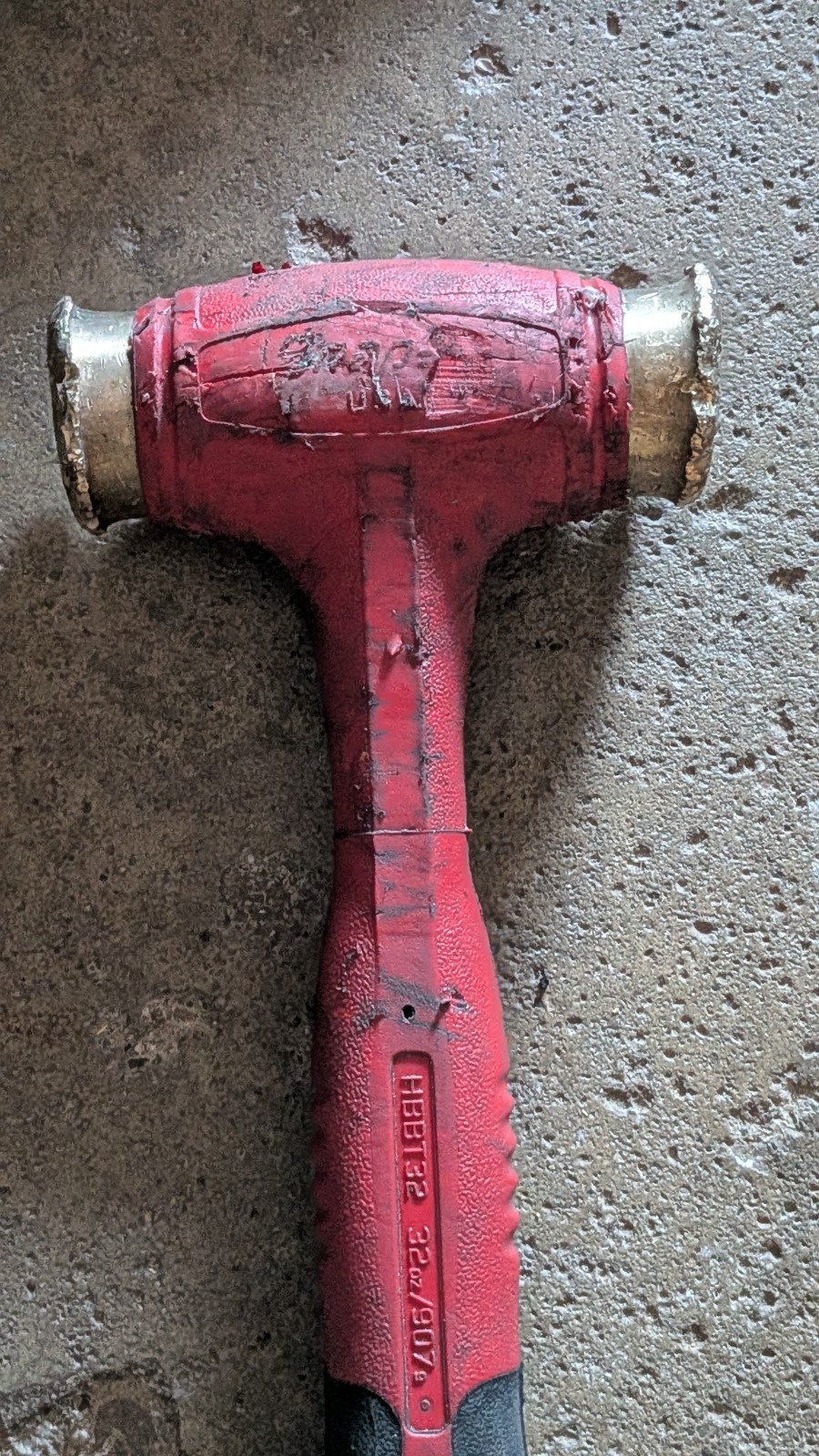 Snap-on Hammer HBBT32 32oz 907g Soft Grip Bronze Tip Hammer