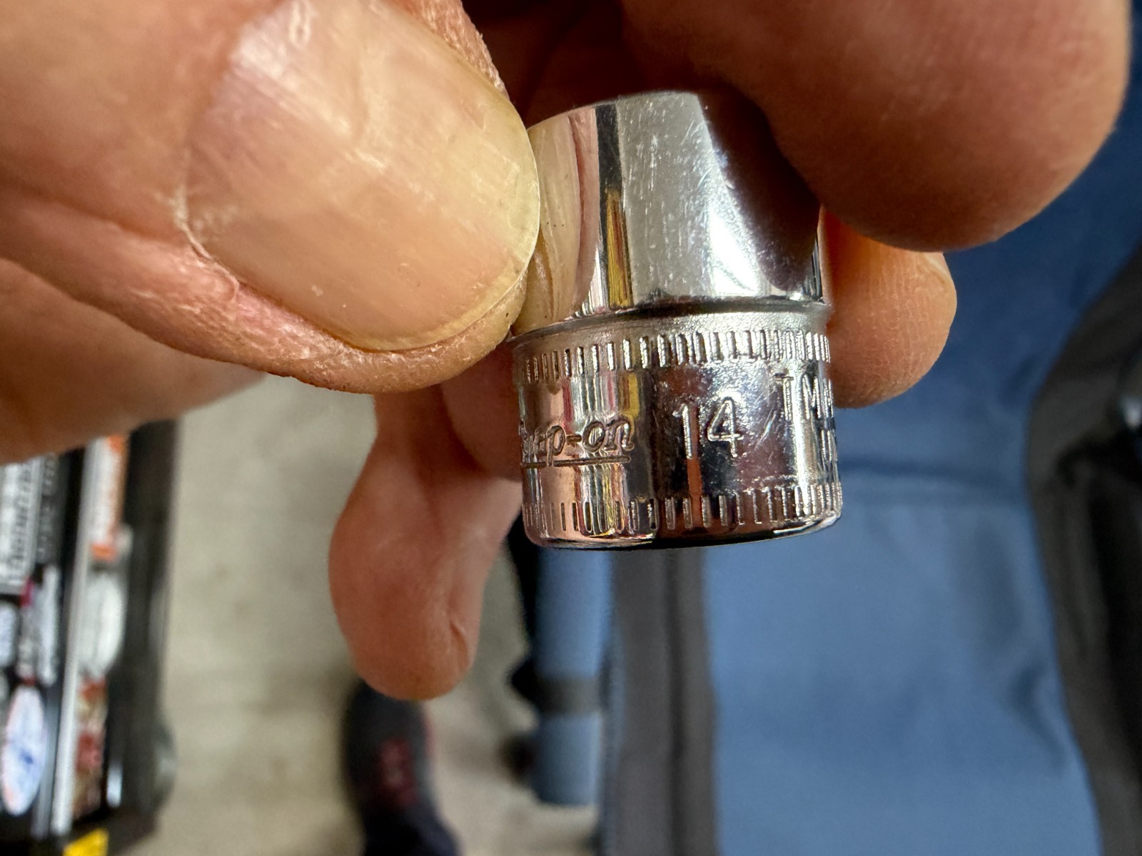 SNAP-ON 1/4″ drive deep 6-point and shallow 12-point METRIC sockets