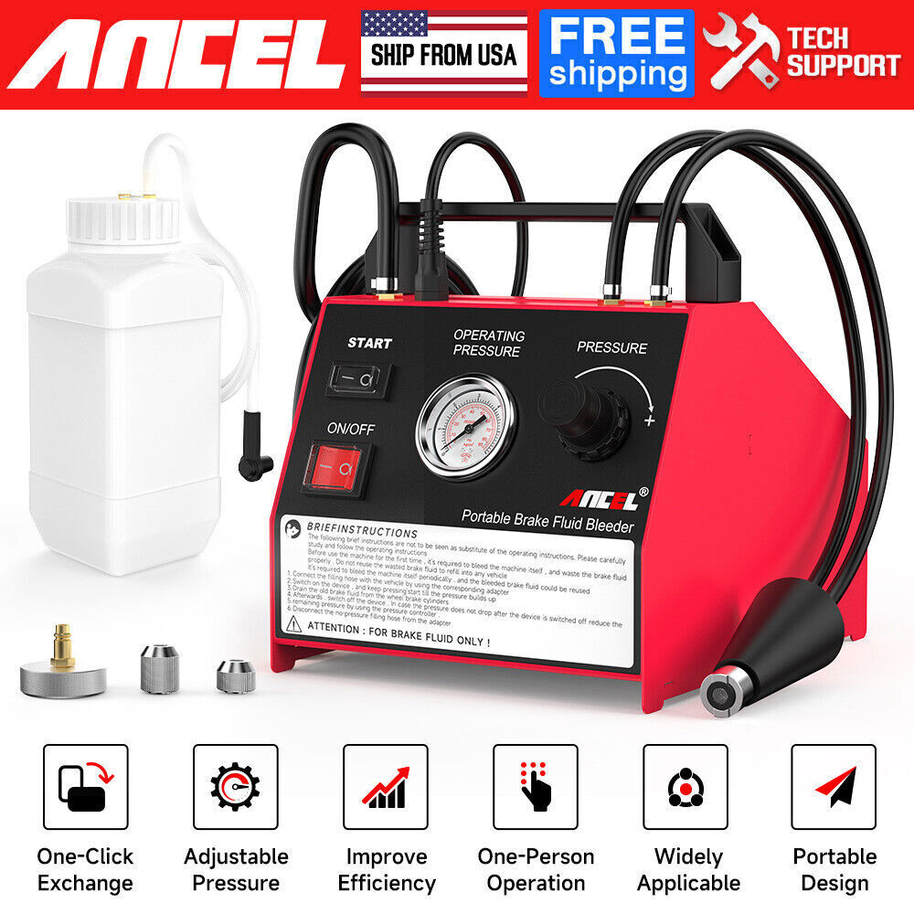 ANCEL BR2000 Car Auto Vacuum Brake Bleeder Tank Fluid Oil Change Pump Oil Tool
