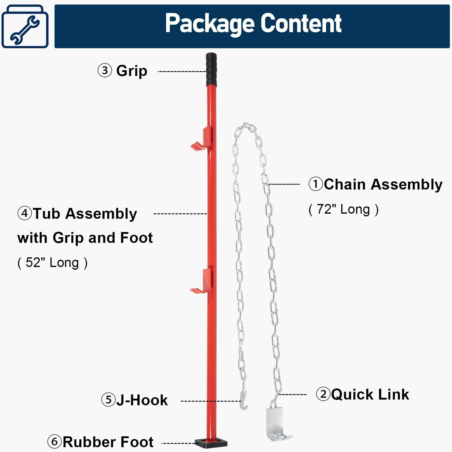 77175 PULLING STICK TOOL FOR CAR REPAIR 52″ AUTO BODY PULLER ALIGNMENT BAR