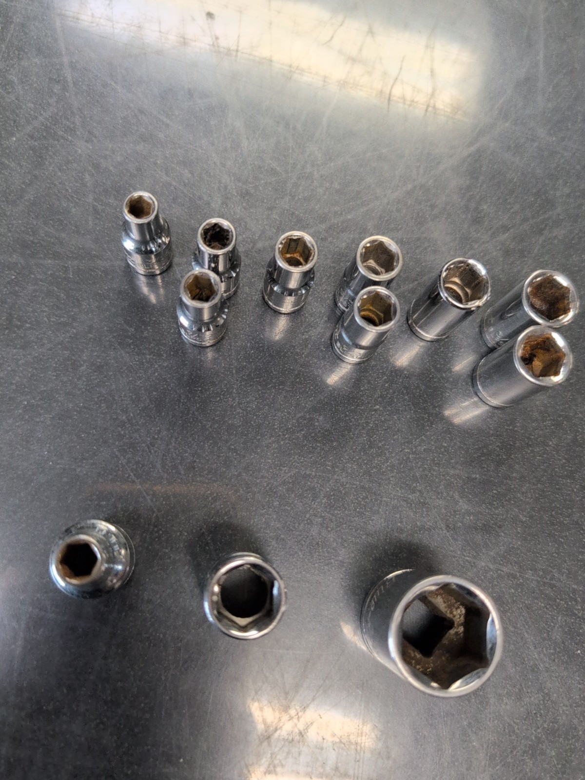 BLUE POINT 3/8 Dr, 1/4 Dr SAE Sockets Various Sizes USA