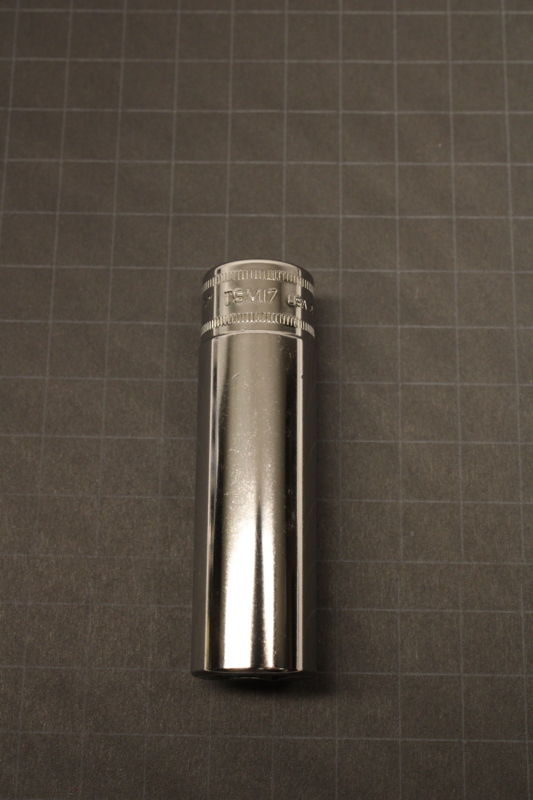 SNAP-ON USA 1/2″ DRIVE 6 POINT CHROME DEEP SOCKET NEW TSM17 17MM