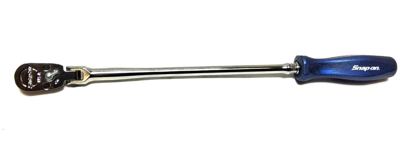 New Snap-on™ 1/4″ drive 13″ Extra Long Flex Head Hard Handle Ratchet THLLFD72MB