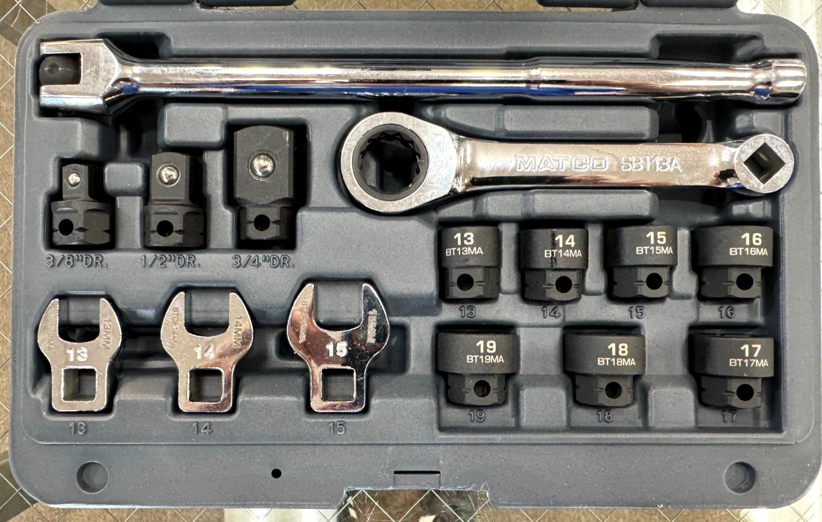 Matco Tools Serpentine Belt Wrench Set Model #MSBT15A
