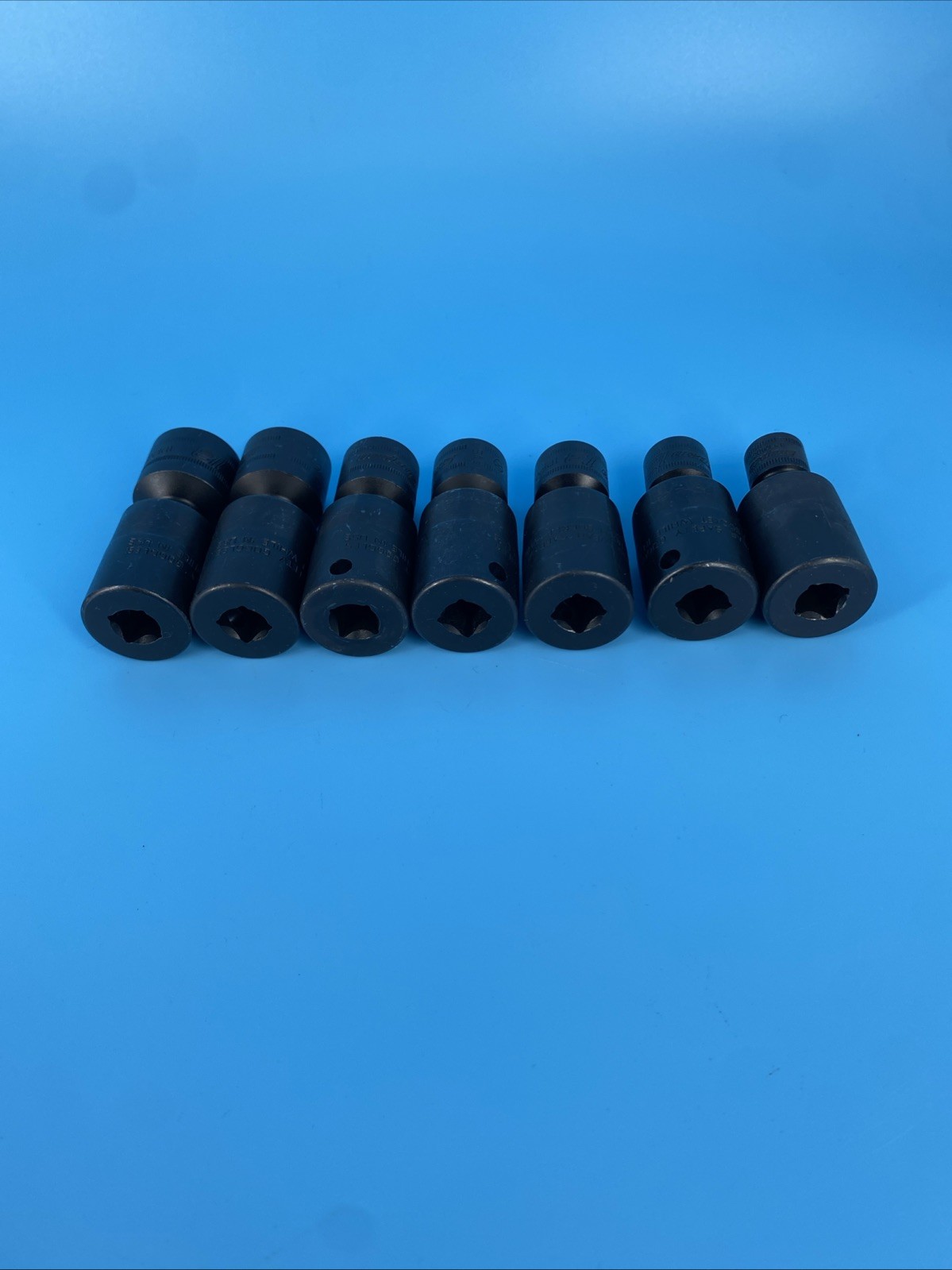 Snap-On 7pc 3/8″ Drive Metric Impact Swivel Socket Set (10, 12–15, 17 and 18 mm)