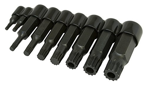 Lisle 60850 Triple Square Bit Set, 9 Pieces