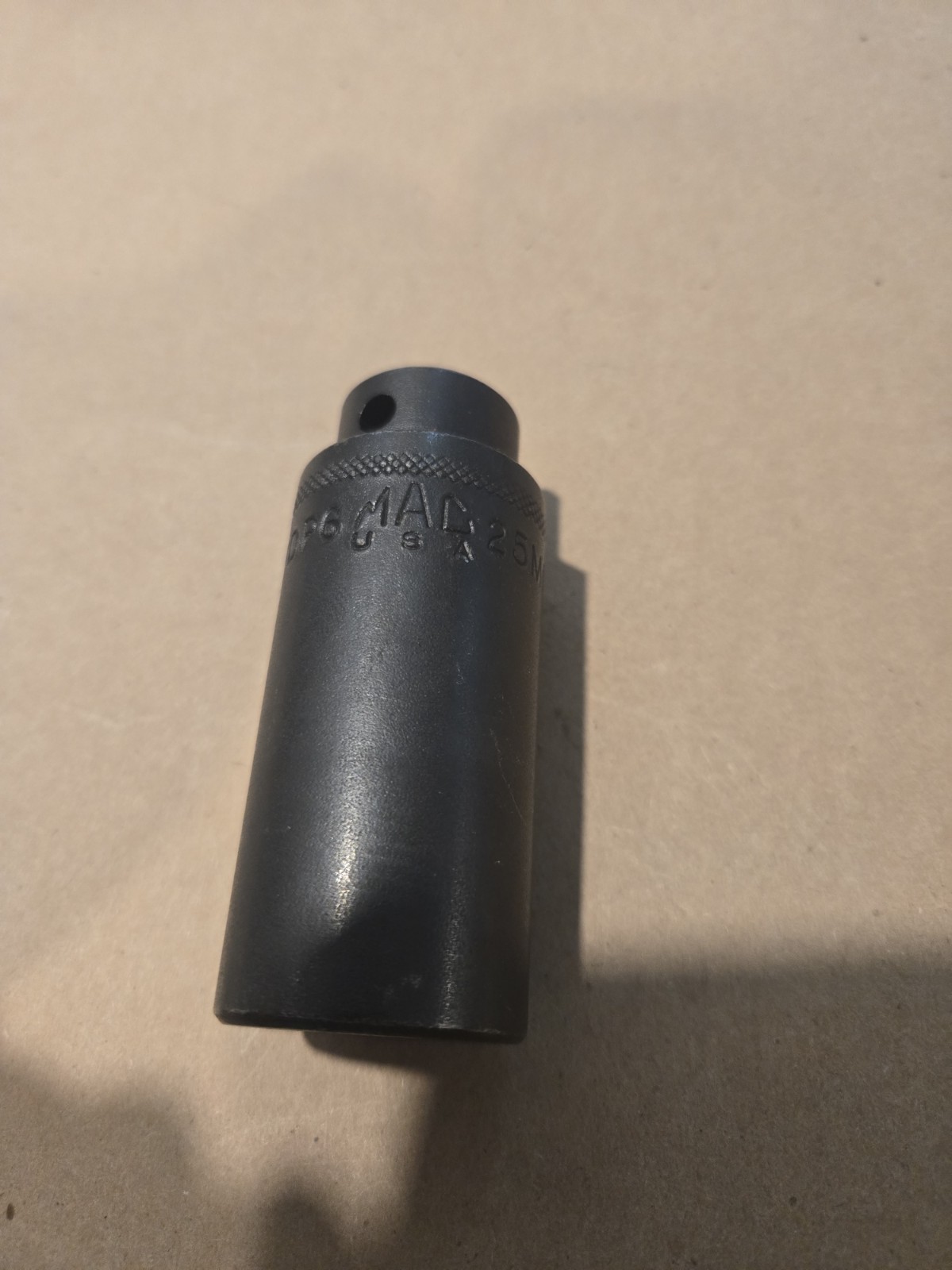 NOS Mac Tools 1/2″ Drive 25MM 6PT Metric Deep Impact Socket USA VDP625MMR