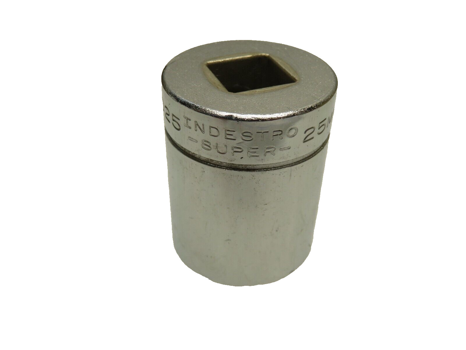 Vintage Indestro Super Brand 1/2″ Square Drive 12 Point 25mm Socket 47025