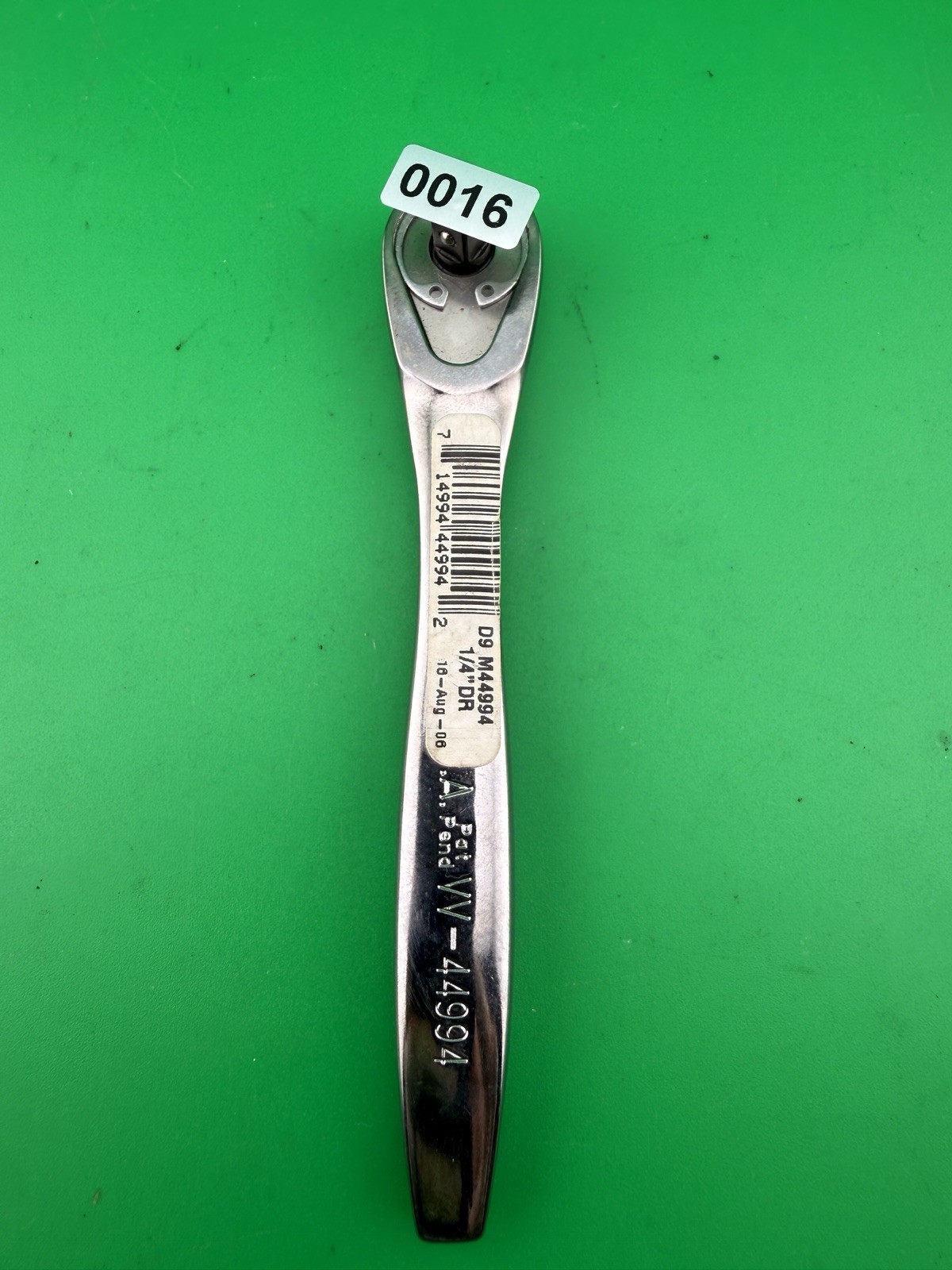 Sears Craftsman Vintage NOS 1/4″ Thin Profile Ratchet 44994 VV #16