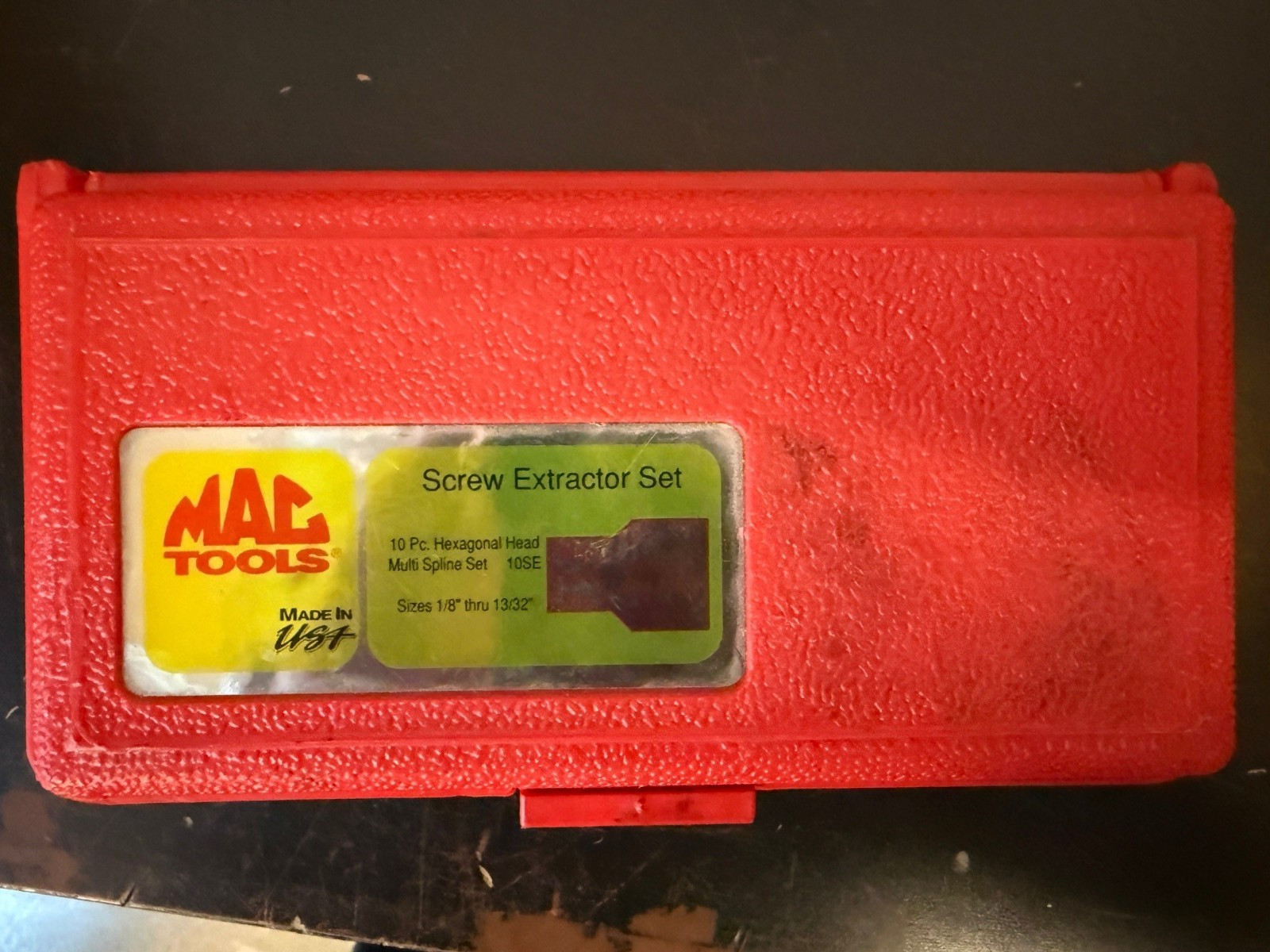 MAC Tools Screw Extractor Set 10 PC Hexagonal Head