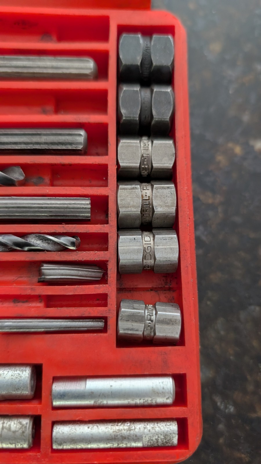 Blue Point Screw Extractor Set No. 1020 Incomplete