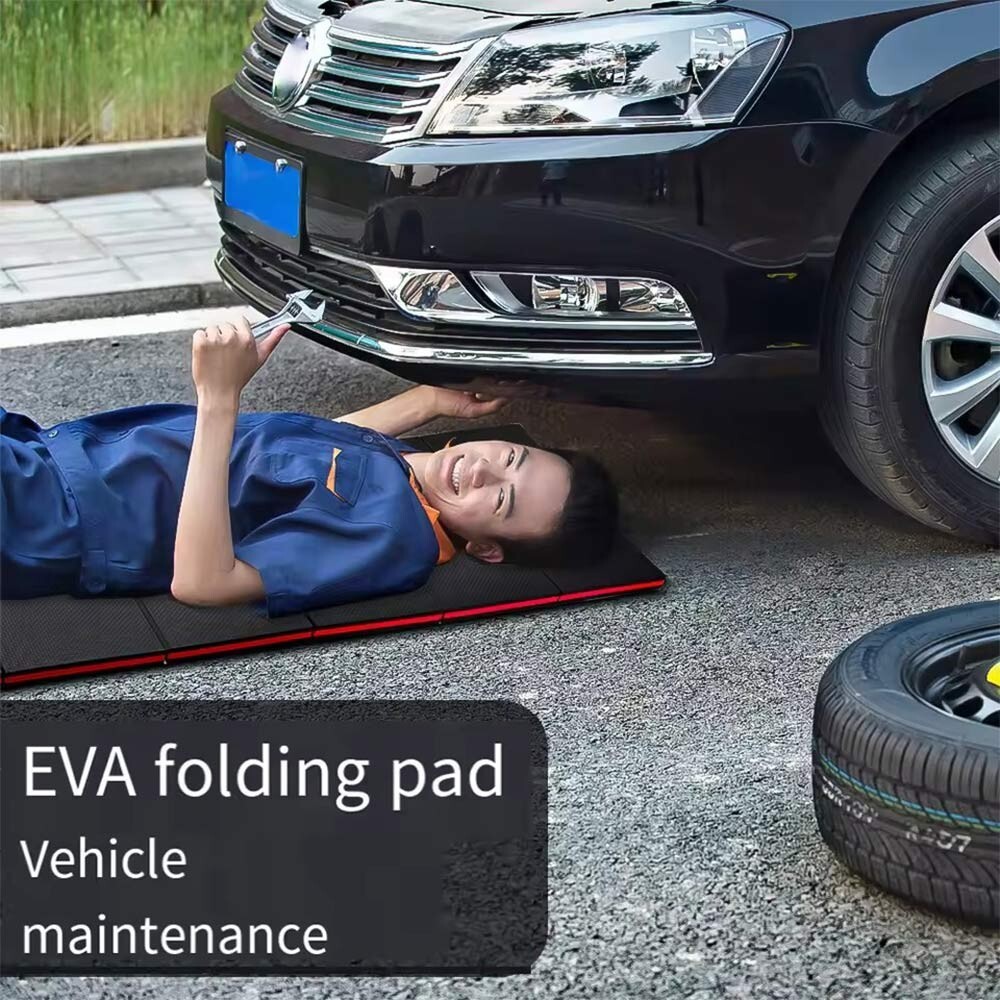 25mm Thick Mechanics Mat Large Folding Garage Kneeling Laying Foam Work Mat