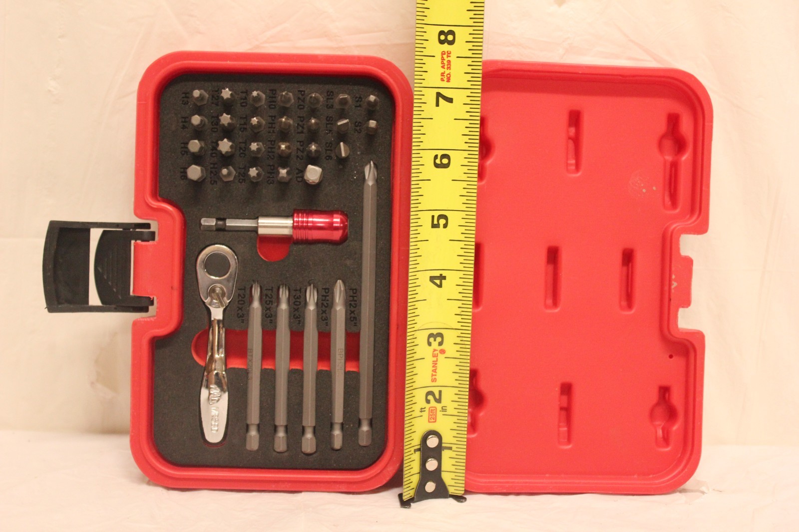 Mac Tools SBDR32K 32 Piece 1/4″ Hex Drive Ratcheting Bit Set J13