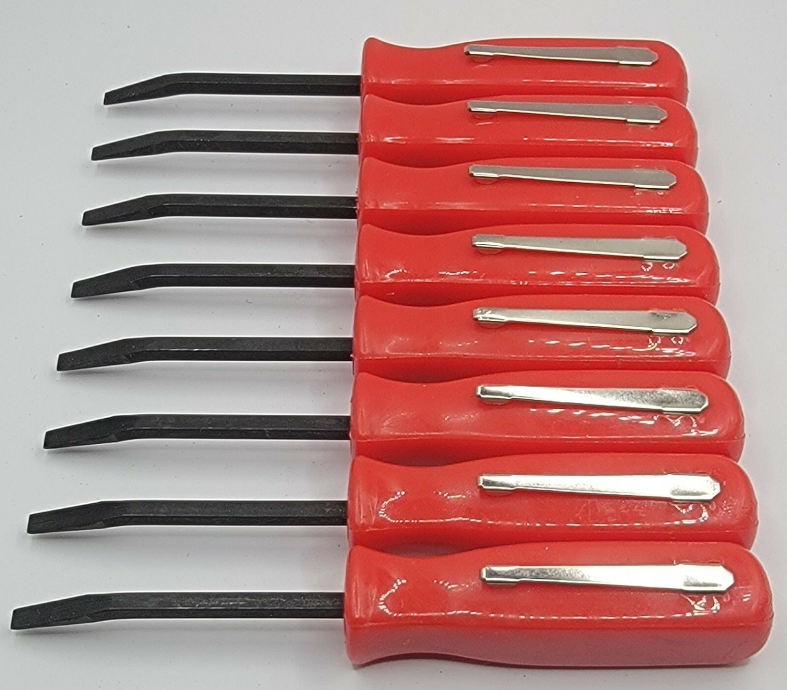🔴 8-Piece Red Pocket Prybar Set | Essential Automotive Tools | FREE SHIPPING 🚚