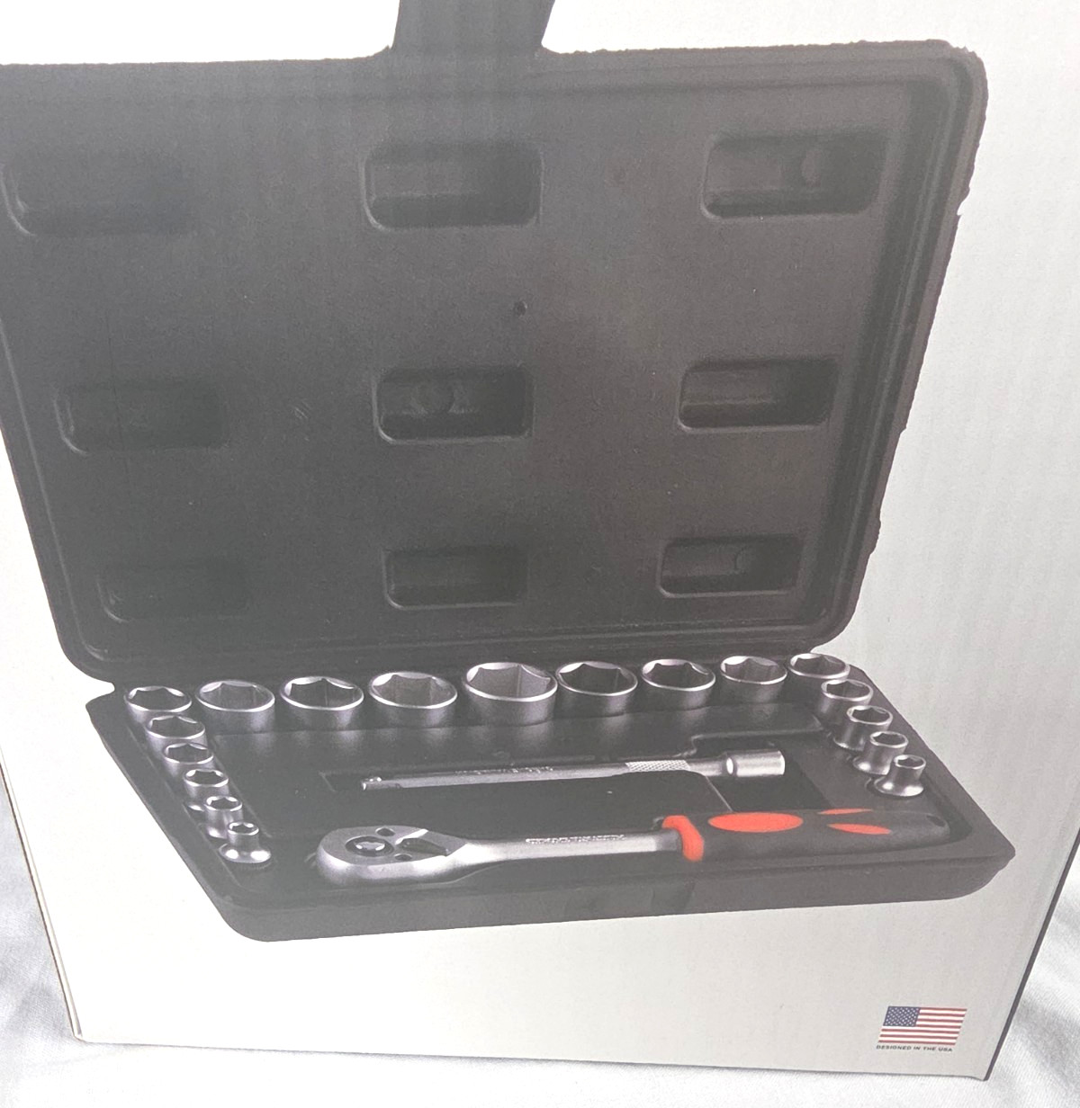 NIB Journeyman 20 Pc. Socket Set Mechanics Hand Tool Kit Ratchet Extension Case