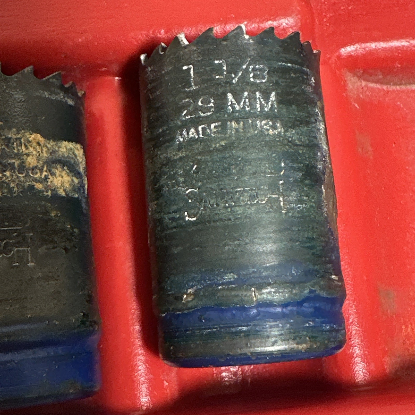 Matco Tools RC 9595 7 Pc Hole Saw Kit 7/8 to 1-1/2 Drill Bit Set USA Made