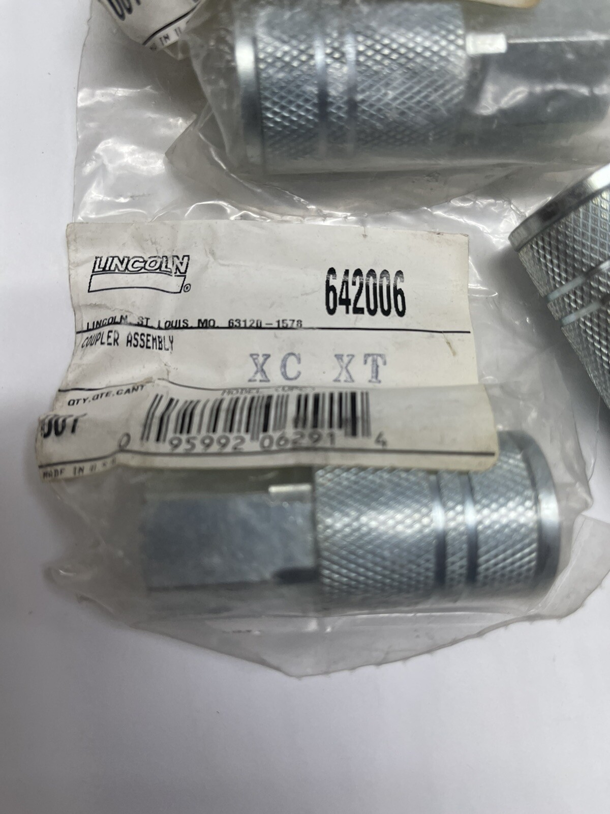 THREE(3) Lincoln Industrial 642006 Air Hose Coupler 3/8″ NPT FREE SHIPPING