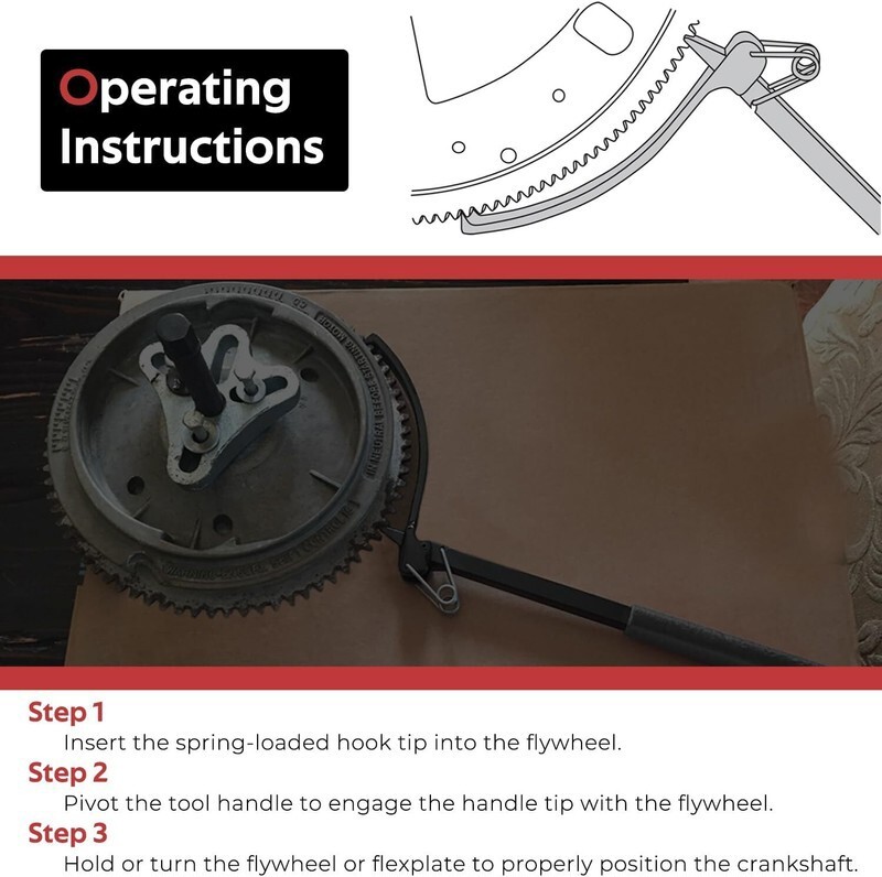 23800 Flywheel Turner Wrench Turning Tool for Turning Flywheel & Rotate Engine