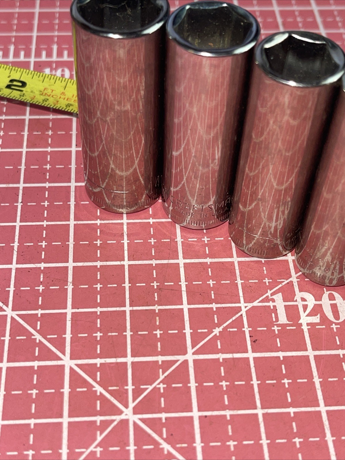 Craftsman USA INV G Series 11 Piece MM Metric 1/4 Drive 6 Point Deep Socket Set