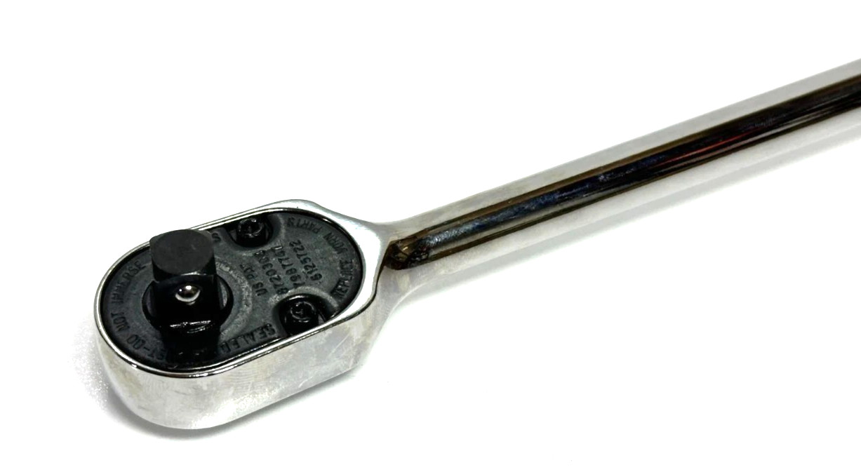 New Snap-on™ 3/8″ drive 12″ long Red Hard Handled Ratchet FHLD80 Dual 80 Tech