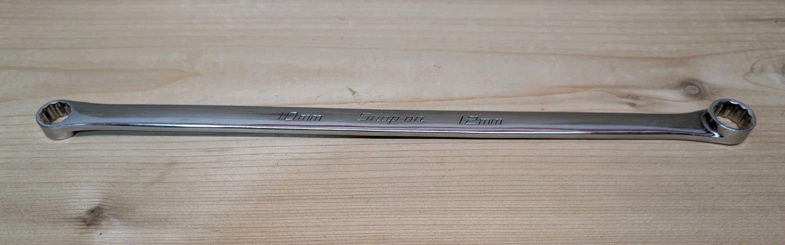 Snap-on XDHFM1012 10mm 12mm Double Box End Wrench 12 Pt 0 Degree Offset
