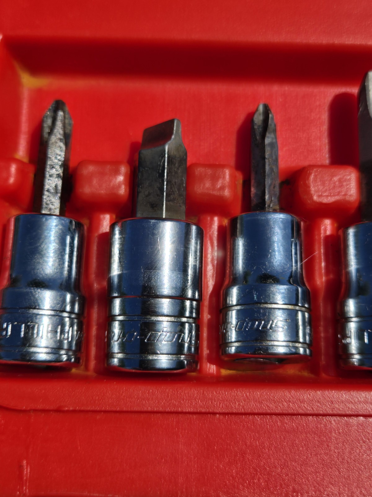 Snap-on Tools USA 208EPIT 8 pc 3/8″ Drive Impact Driver Set PIT120