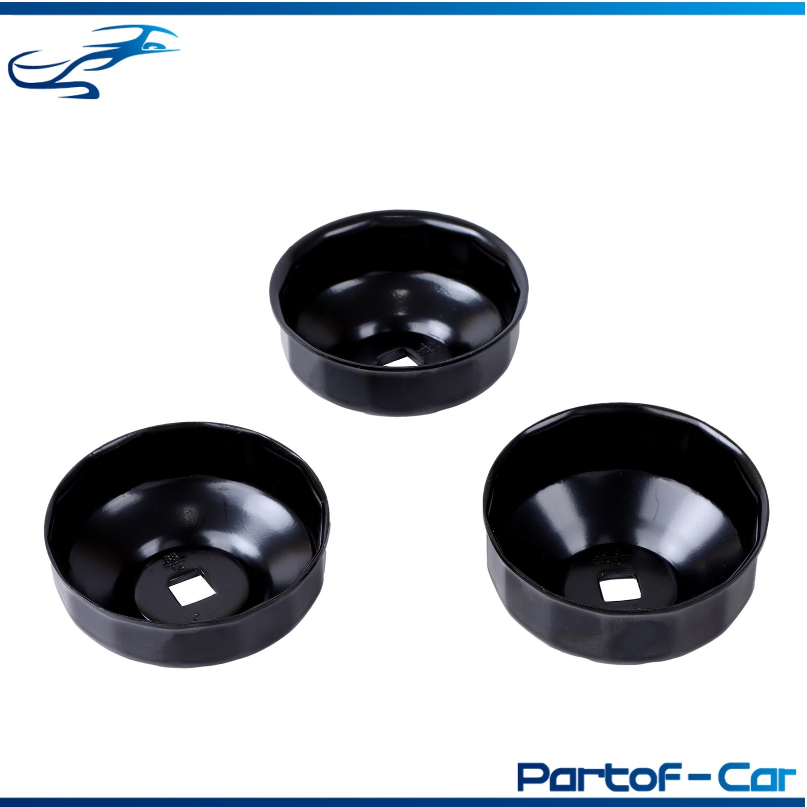 15Pcs Cup Type Oil Filter Cap Wrench Socket Removal Tool Set W/case